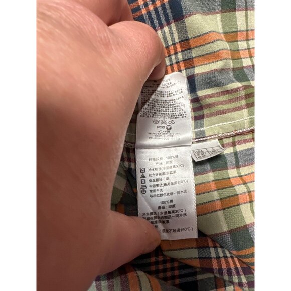 Brooks Brothers 346 The Original Polo Shirt Short Sleeve Button Down Shirt Sz L - Picture 8 of 11